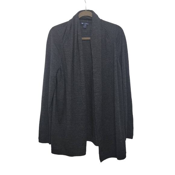Gap Soft Wool Cardigan Sweater Large Charcoal Grey 751 - Picture 1 of 10